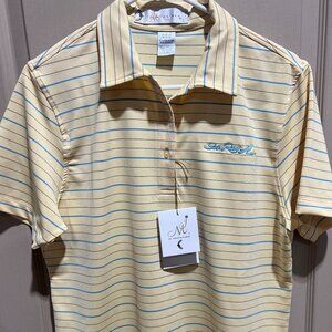 NWT IL MIGLIORE Performance Striped Shirt Sz L